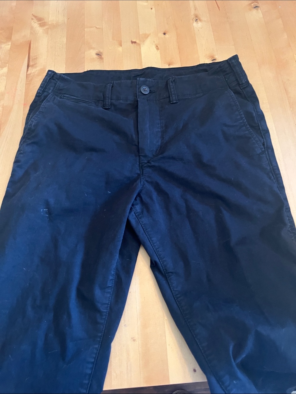 Men's Classic Black Chino Pants